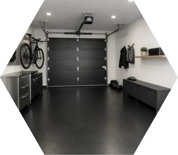 Polished warehouse floor