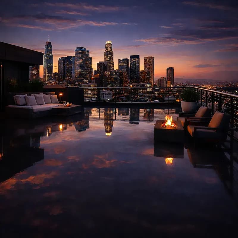 Outdoor Patios gloss black finish