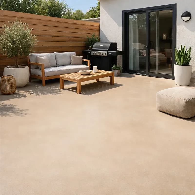 Outdoor Patios matte beige finish