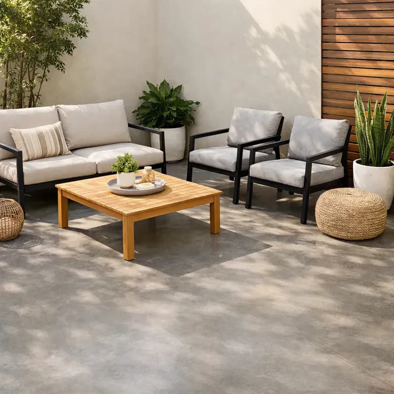 Outdoor Patios matte grey finish