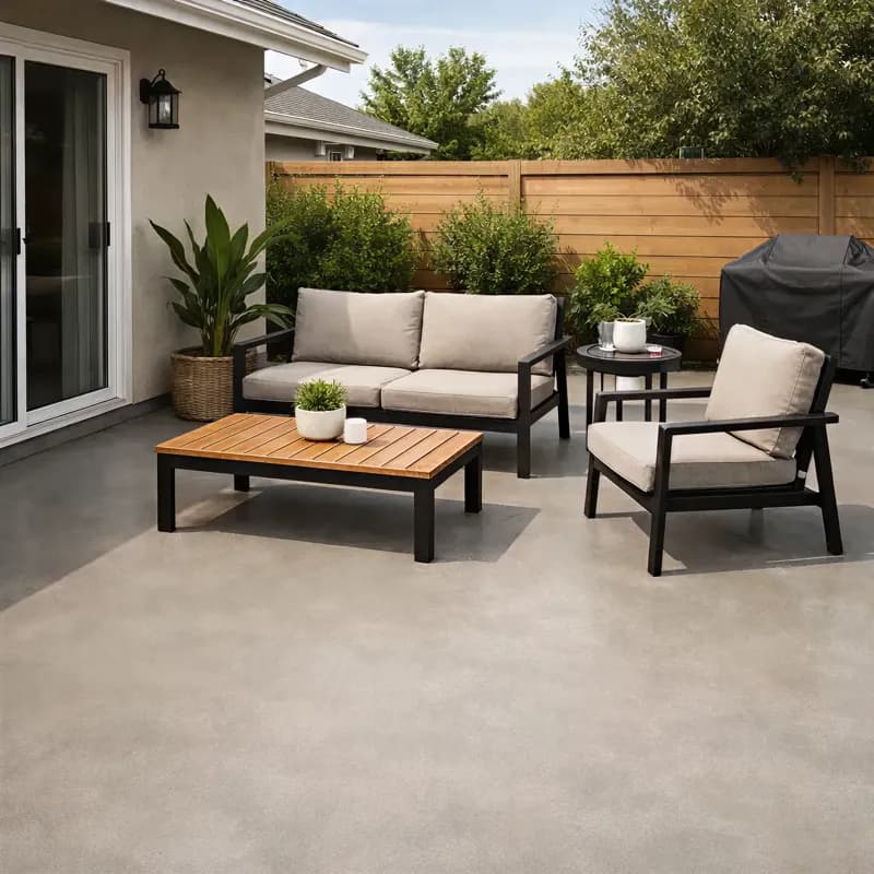 Outdoor Patios matte grey finish