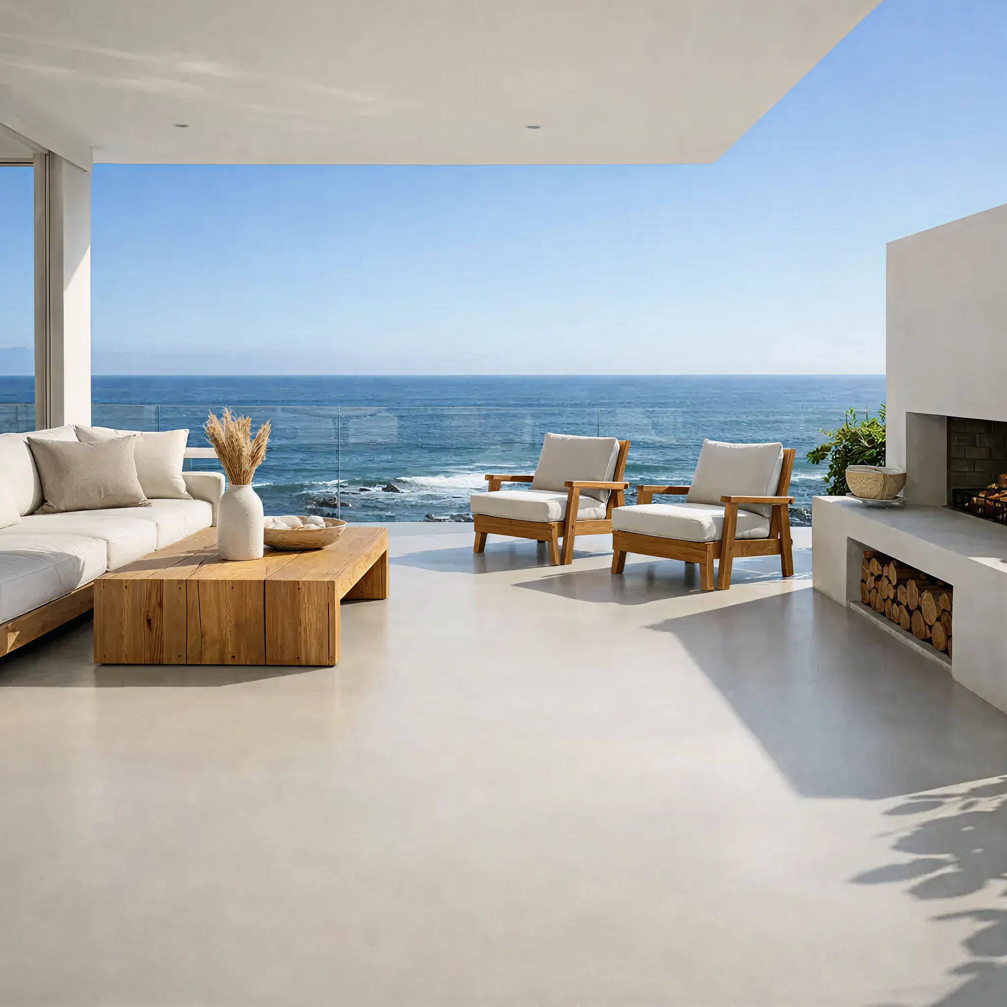 Outdoor Patios matte sand finish