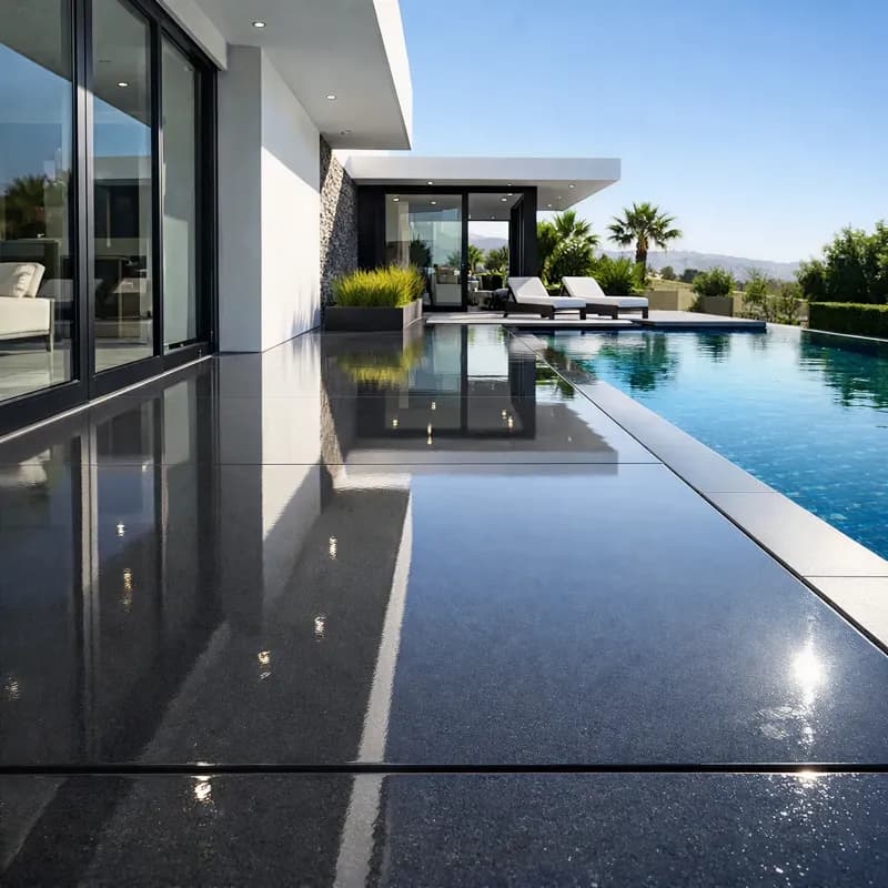 Swimming Pools gloss black finish