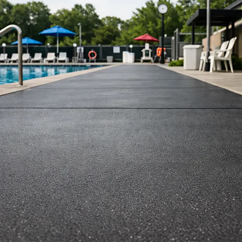 Swimming Pools matte black finish