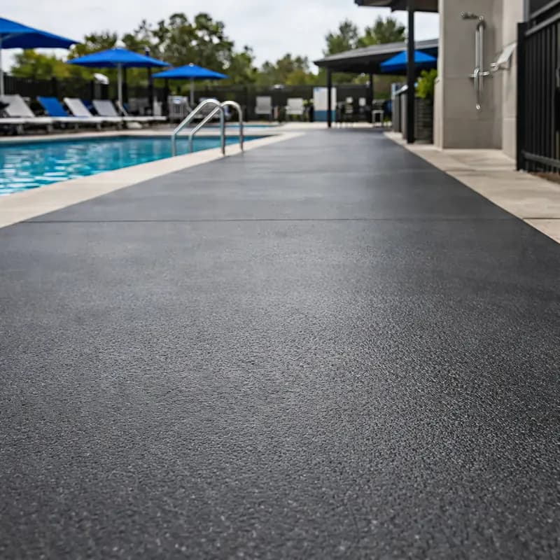 Swimming Pools matte black finish