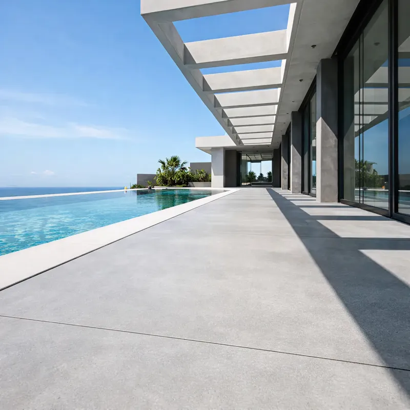 Swimming Pools matte grey finish