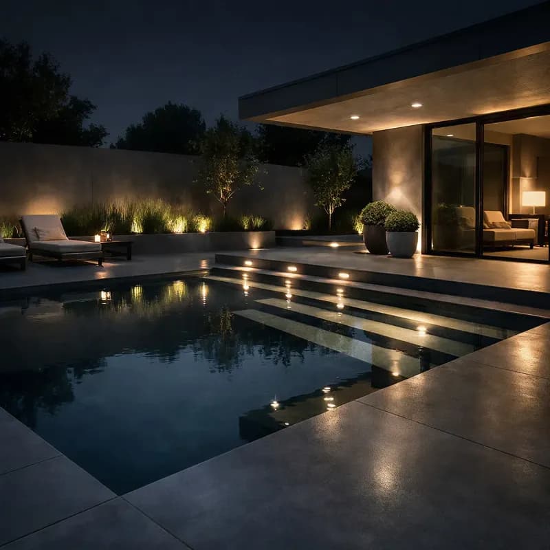 Swimming Pools satin black finish
