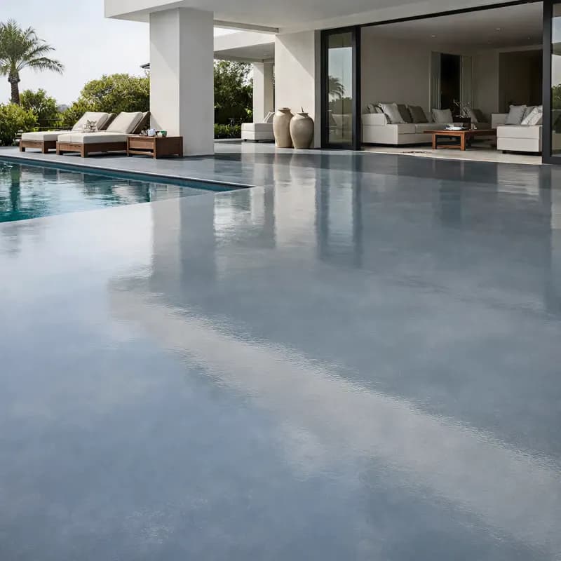Swimming Pools satin blue finish