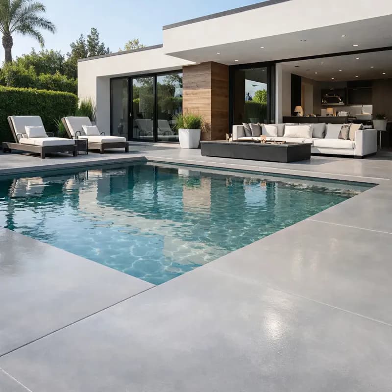 Swimming Pools satin grey finish
