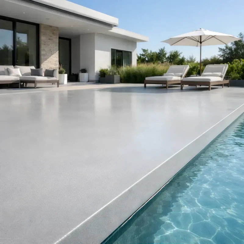 Swimming Pools satin light-grey finish