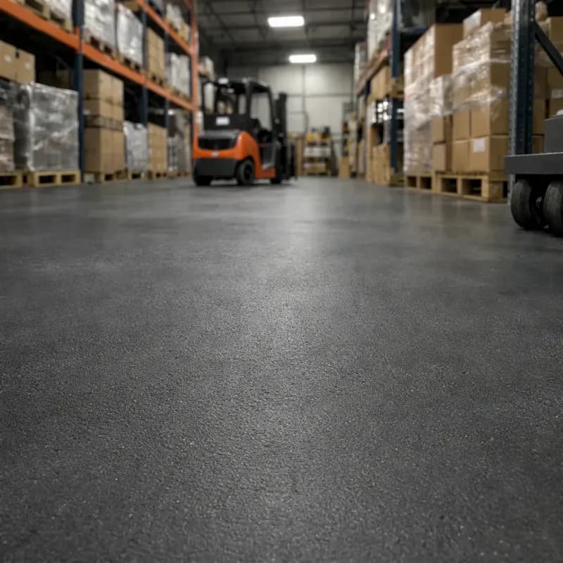 Warehouse Floors matte dark-grey finish