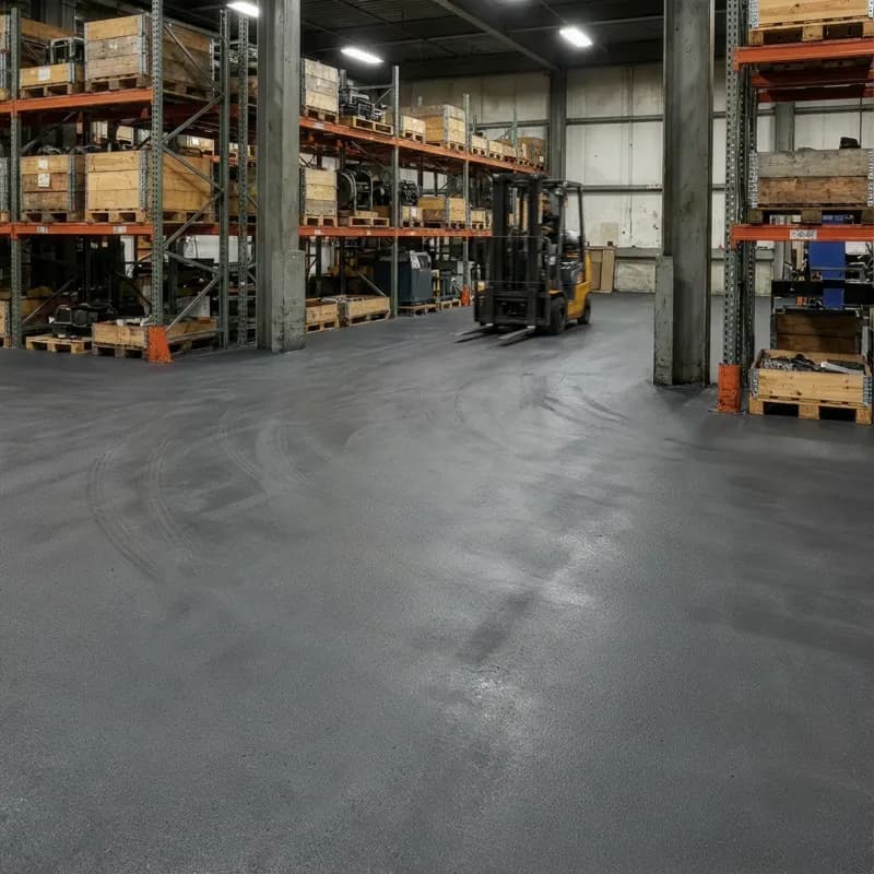 Warehouse Floors matte dark-grey finish