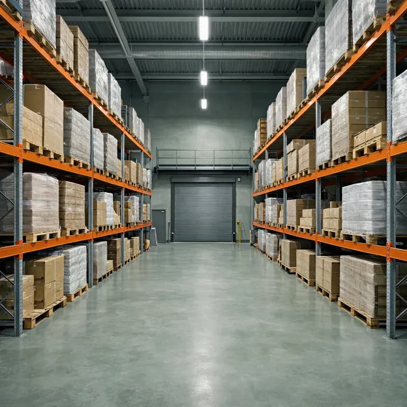 Warehouse Floors matte green finish