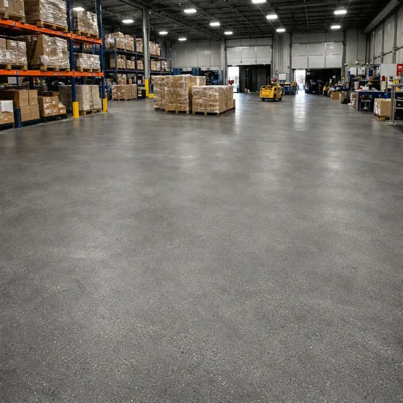 Warehouse Floors matte grey finish