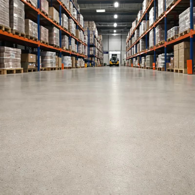 Warehouse Floors matte sand finish