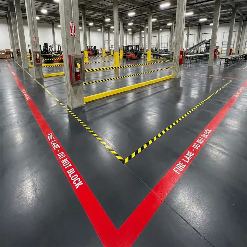 Warehouse Floors satin dark-grey finish